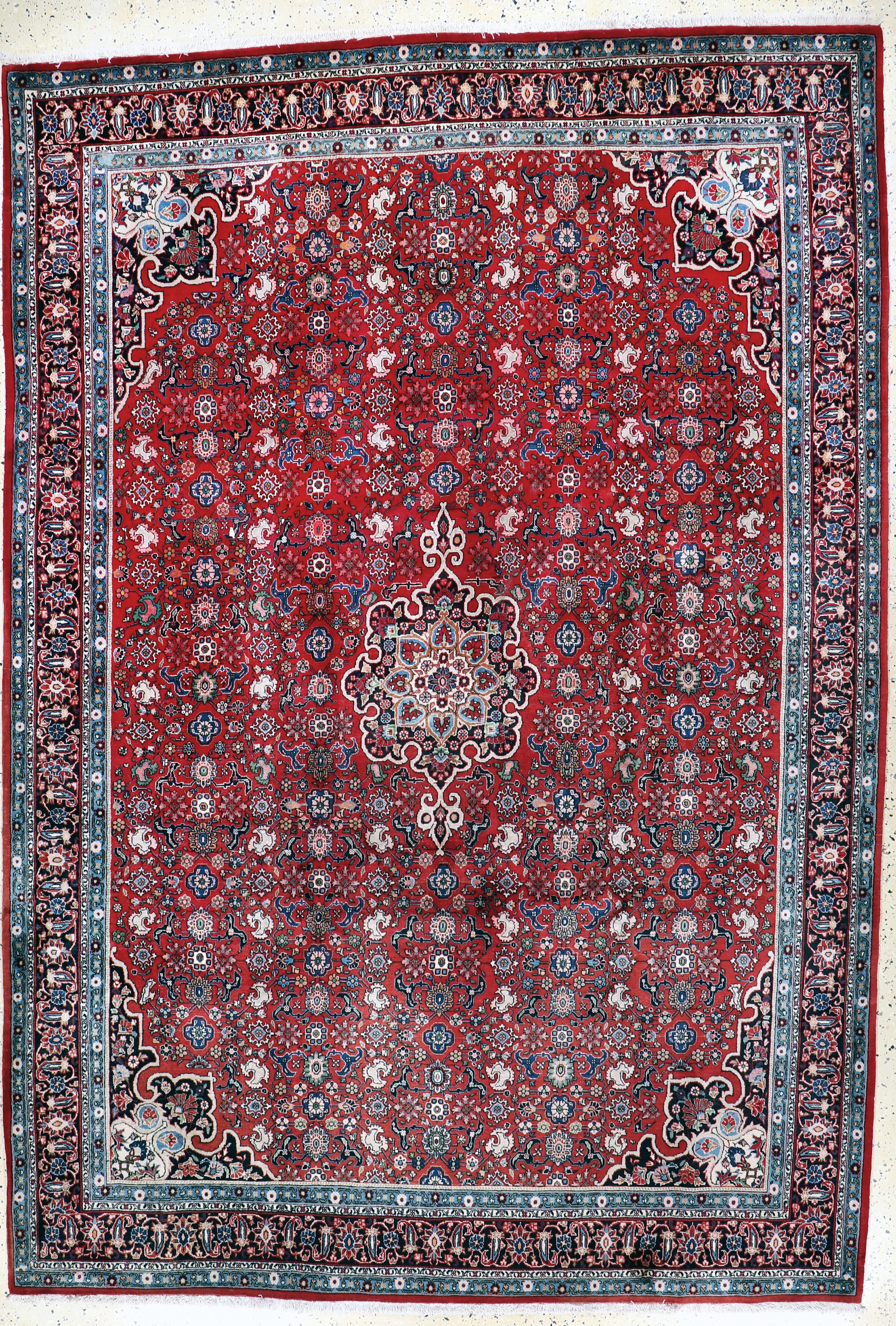 Image 27141402 - Bidjar kork alt, Persien, Mitte 20.Jhd, Korkwolle auf Baumwolle, ca. 325 x 225 cm, ...