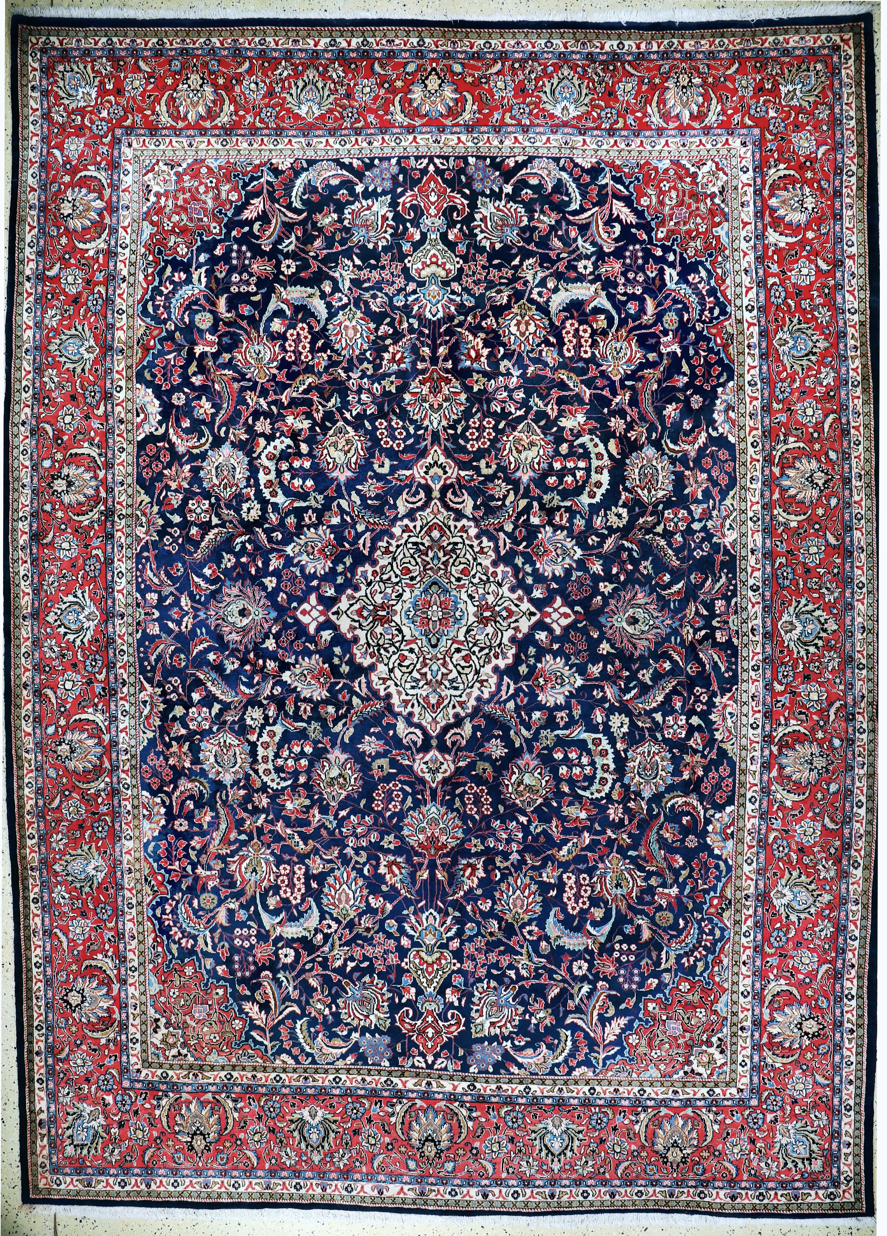 Image 27141404 - Sarogh Kork fein, Persien, Mitte 20.Jhd, Korkwolle auf Baumwolle, ca. 414 x 300 cm, ...