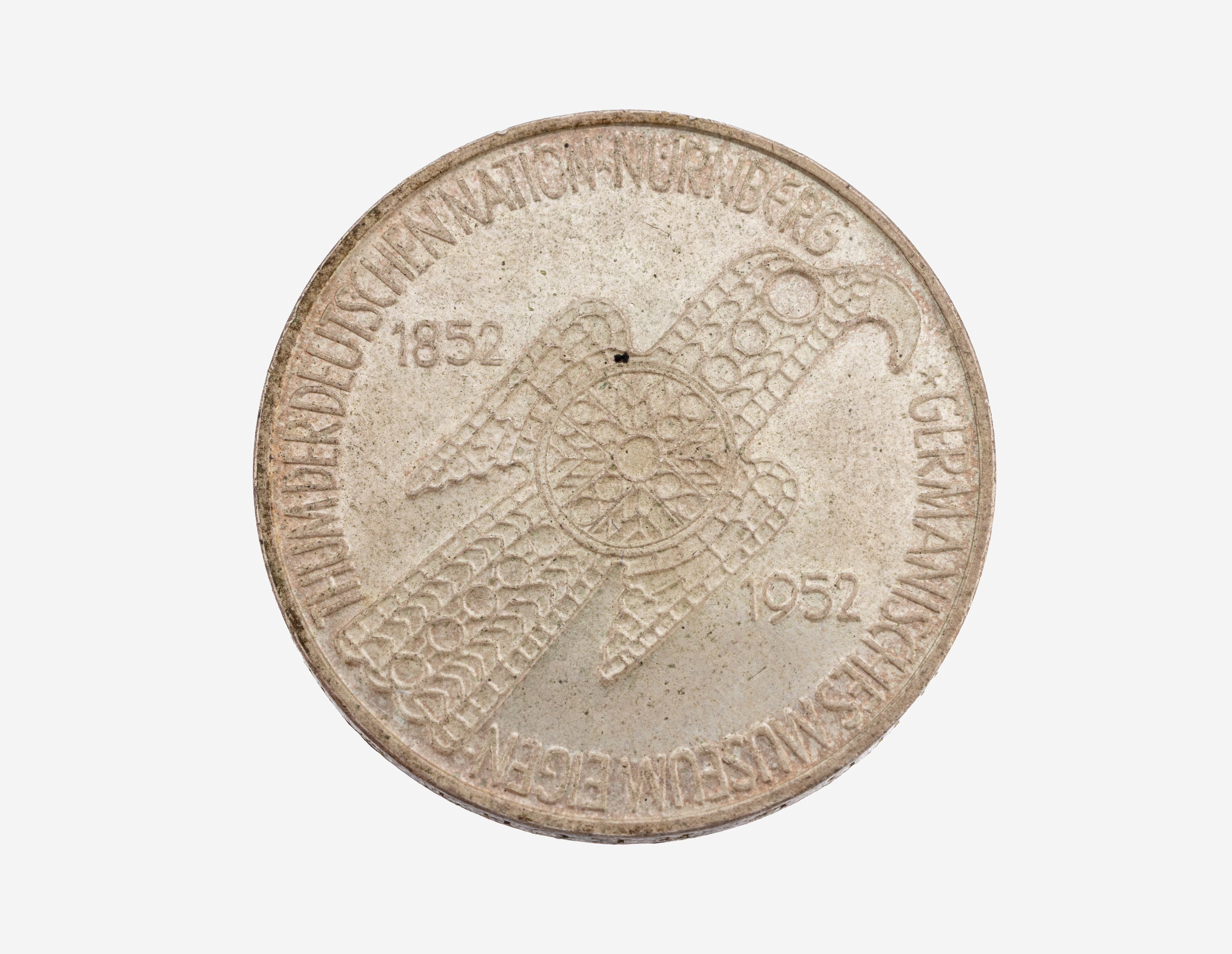 Image 27141408 - Silbermünze, 5 Mark, Deutschland, 1952, Germanisches Museum Nürnberg