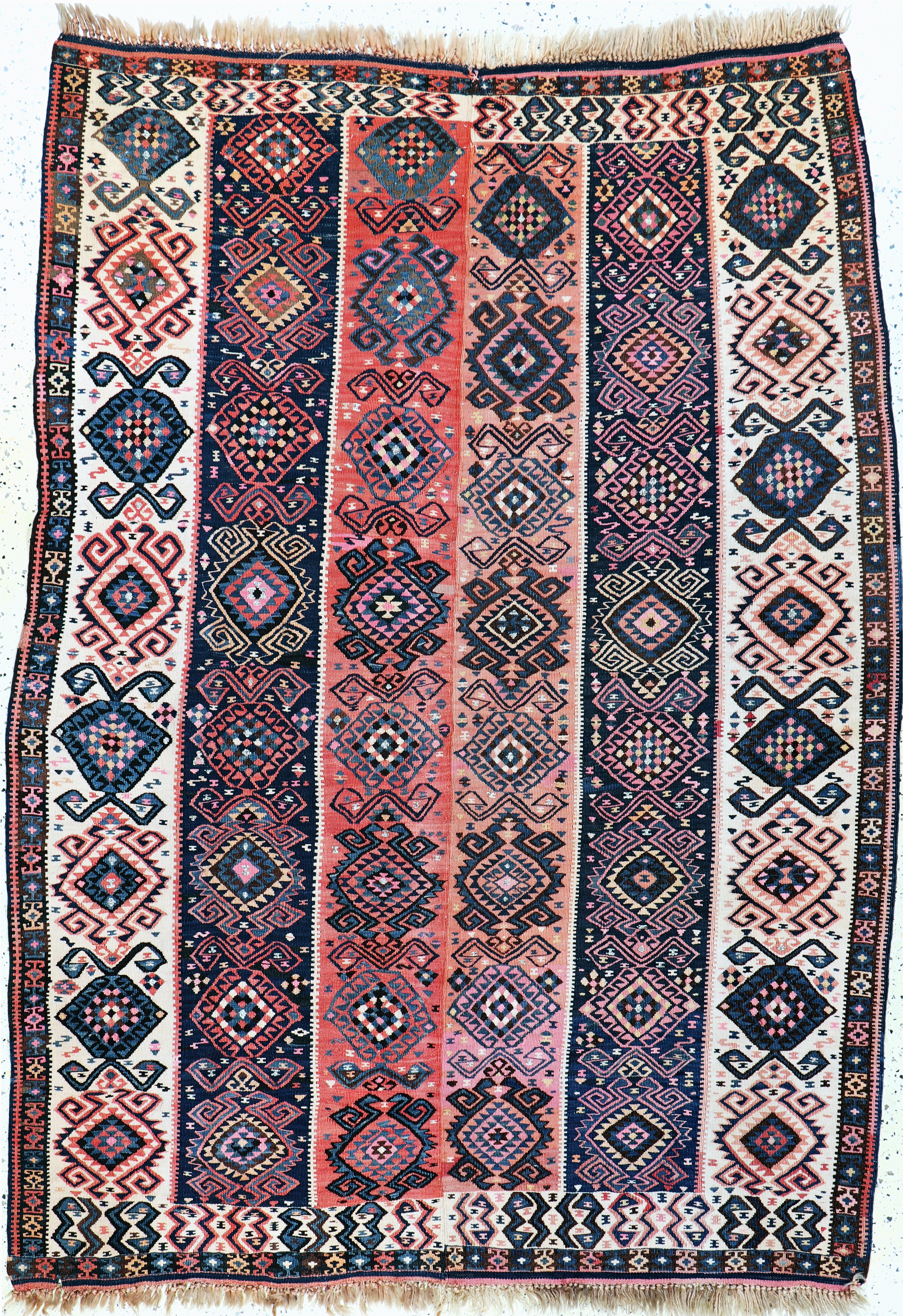 Image 27141470 - Malatia Kelim(2 Bahnig)antik, Türkei, um 1900, Wolle auf Wolle, ca. 220 x 156 cm, EHZ: ...