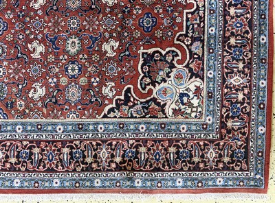 27141402a - Bidjar kork alt, Persien, Mitte 20.Jhd, Korkwolle auf Baumwolle, ca. 325 x 225 cm, ...