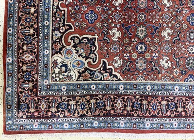 27141402b - Bidjar kork alt, Persien, Mitte 20.Jhd, Korkwolle auf Baumwolle, ca. 325 x 225 cm, ...