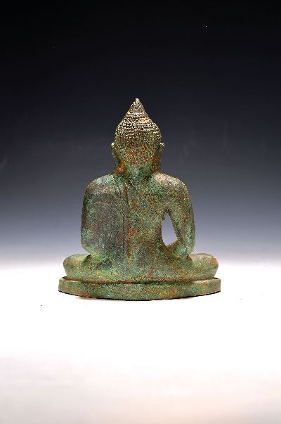 27141403a - Sitzender Buddha, Sri-Lanka, 15.-17. Jahrhundert, Shakyamuni in meditativer Haltung, ...