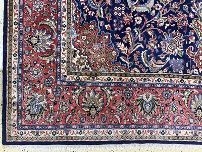 27141404b - Sarogh Kork fein, Persien, Mitte 20.Jhd, Korkwolle auf Baumwolle, ca. 414 x 300 cm, ...