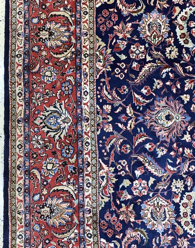 27141404c - Sarogh Kork fein, Persien, Mitte 20.Jhd, Korkwolle auf Baumwolle, ca. 414 x 300 cm, ...