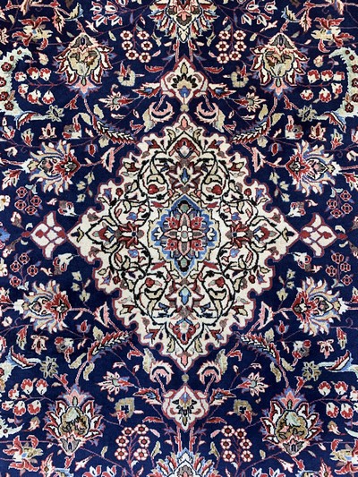 27141404d - Sarogh Kork fein, Persien, Mitte 20.Jhd, Korkwolle auf Baumwolle, ca. 414 x 300 cm, ...
