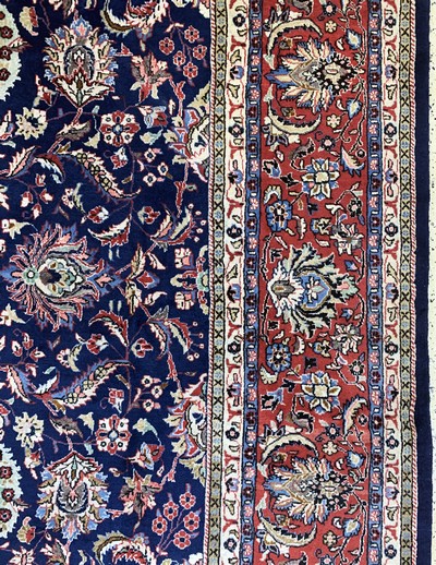 27141404e - Sarogh Kork fein, Persien, Mitte 20.Jhd, Korkwolle auf Baumwolle, ca. 414 x 300 cm, ...