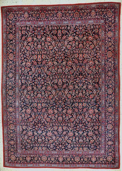 Image Ghaswin fine antique, Persia, around 1900, corkwool on cotton, approx. 370 x 264 cm, ...