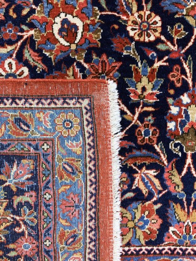 27141424i - Ghaswin fein antik, Persien, um 1900, Korkwolle auf Baumwolle, ca. 370 x 264 cm, EHZ: 2 ...