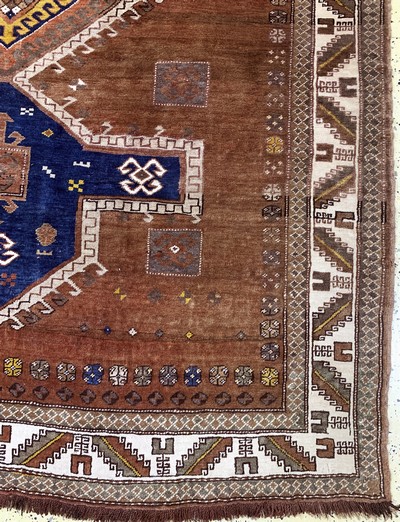 27141460a - Kars-Kazak, Türkei, Mitte 20.Jhd, Wolle aufWolle, ca. 250 x 185 cm, EHZ: 3 ...