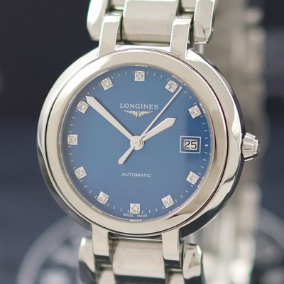 27141573a - LONGINES PrimaLuna Damenarmbanduhr Referenz L8.113.4.98.6, Automatik, Edelstahlgeh. ...