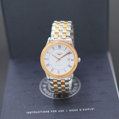 Image LONGINES Flagship Herrenarmbanduhr Referenz L4.974.3917, Automatik, Edelstahl/verg., ...