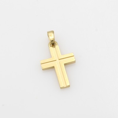 Image Kreuzanhänger, GG 750/000, Maße ca. 19x14x 1.5 mm