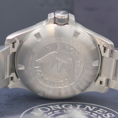 27142134e - LONGINES Conquest V.H.P GMT ungetragene Herrenarmbanduhr Referenz L3.718.4566, quarz, ...