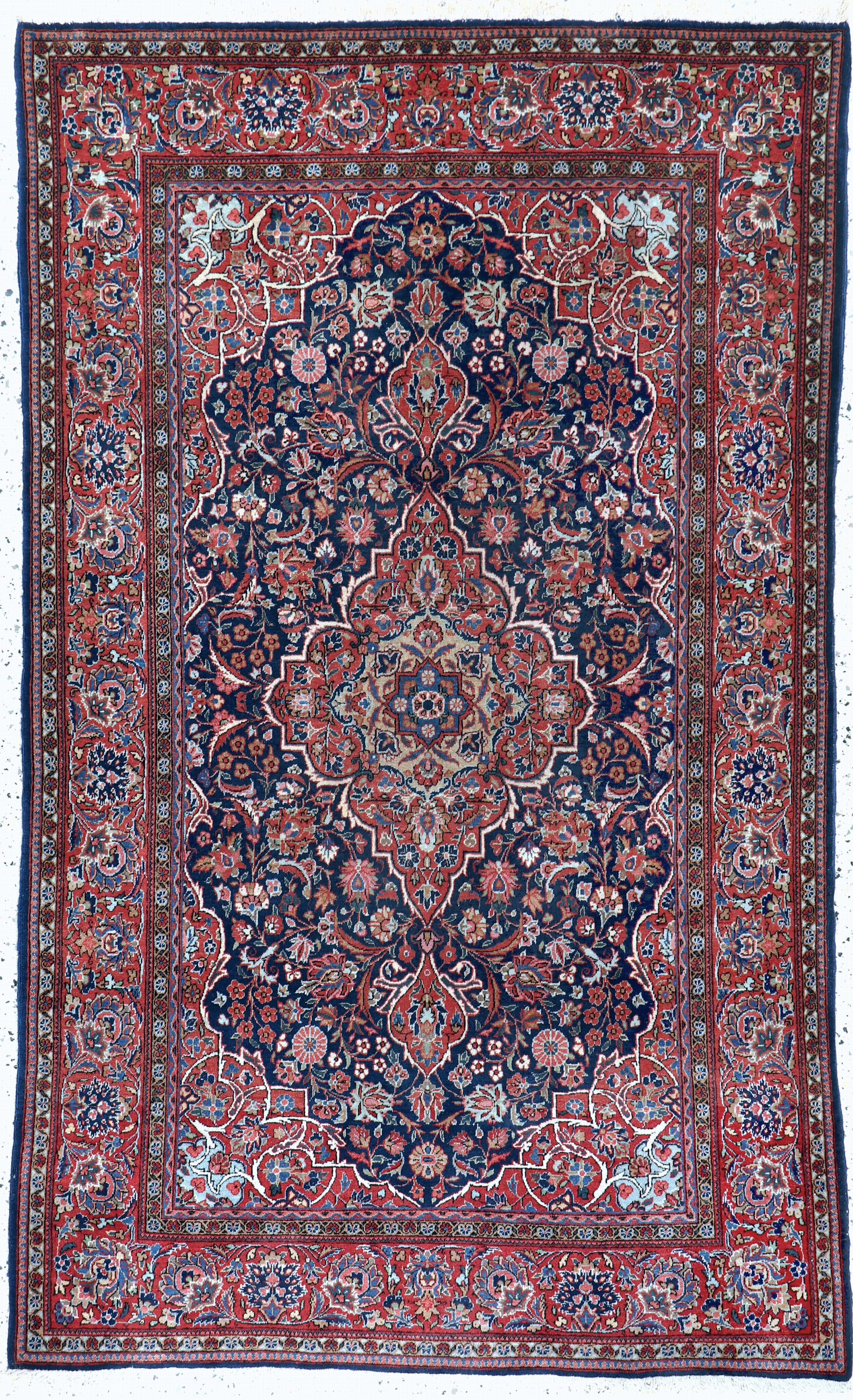 Image 27142209 - Ghaswin antik, Persien, um 1900, Wolle auf Baumwolle, ca. 210 x 133 cm, gereinigt, EHZ: ...