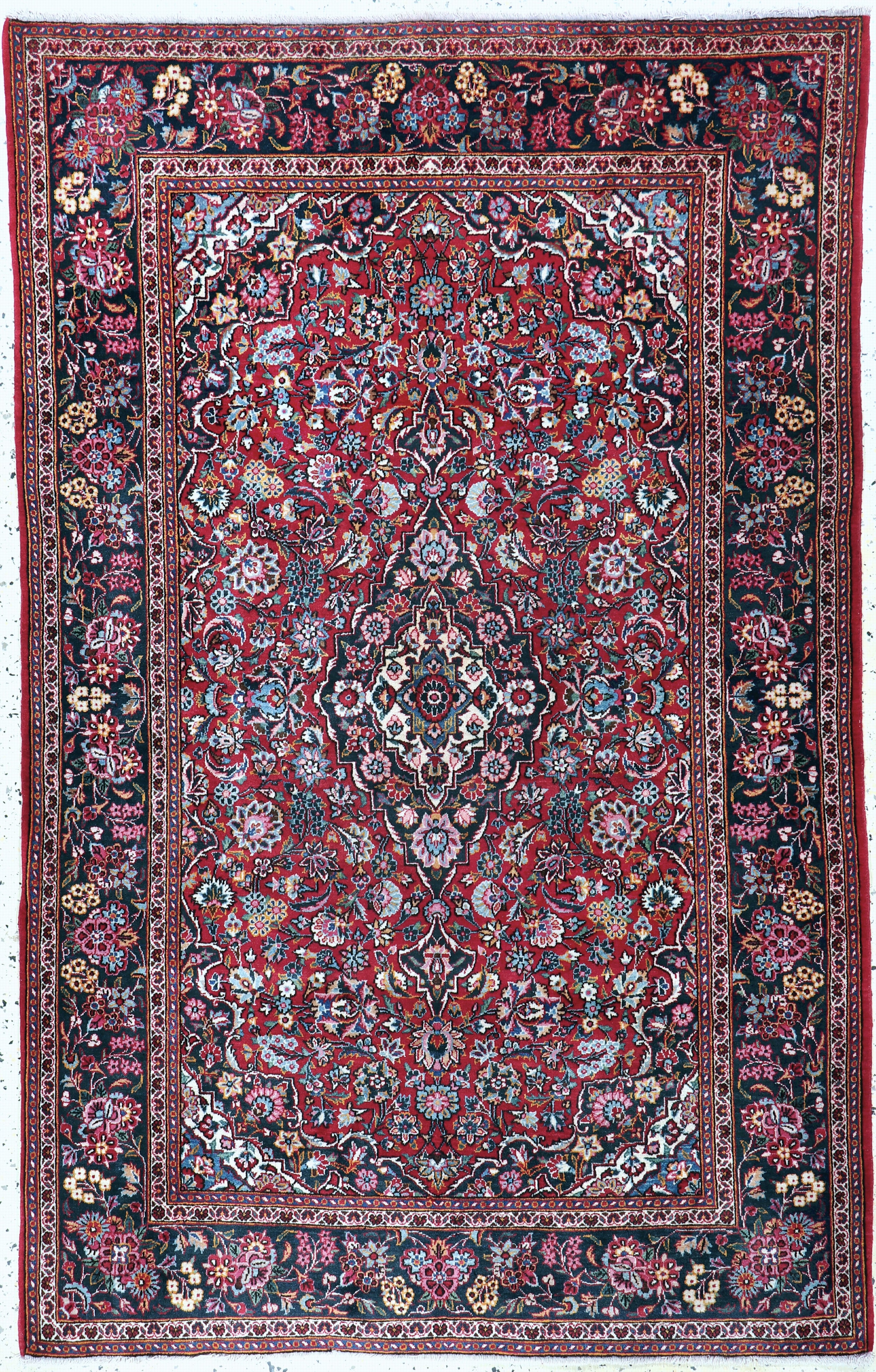 Image 27142210 - Keschan alt, Persien, Anfang 20.Jhd, Wolle auf Baumwolle, ca. 206 x 133 cm, gereinigt, ...
