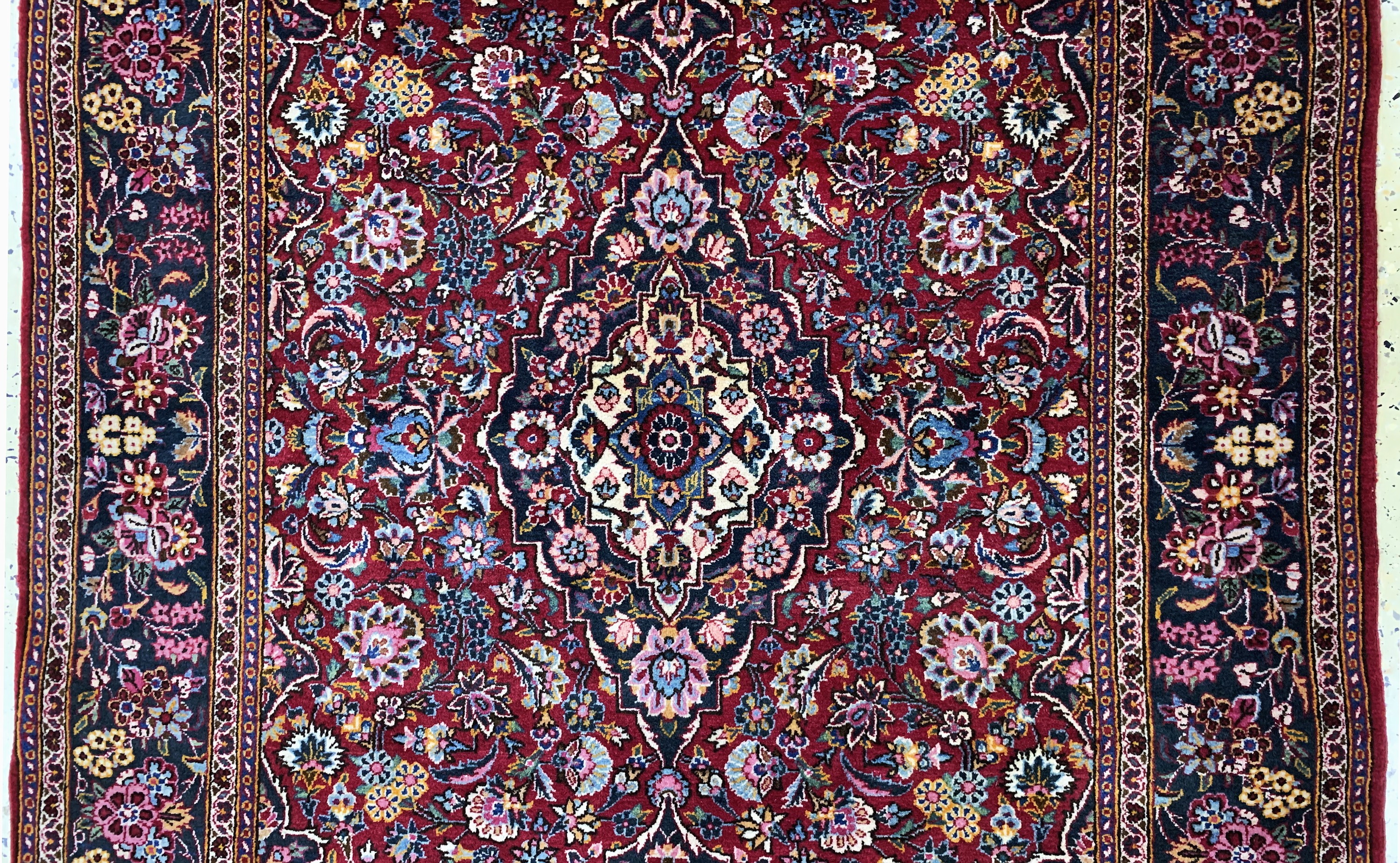 Detail b: Keschan alt, Persien, Anfang 20.Jhd, Wolle auf Baumwolle, ca. 206 x 133 cm, gereinigt, EHZ: 2