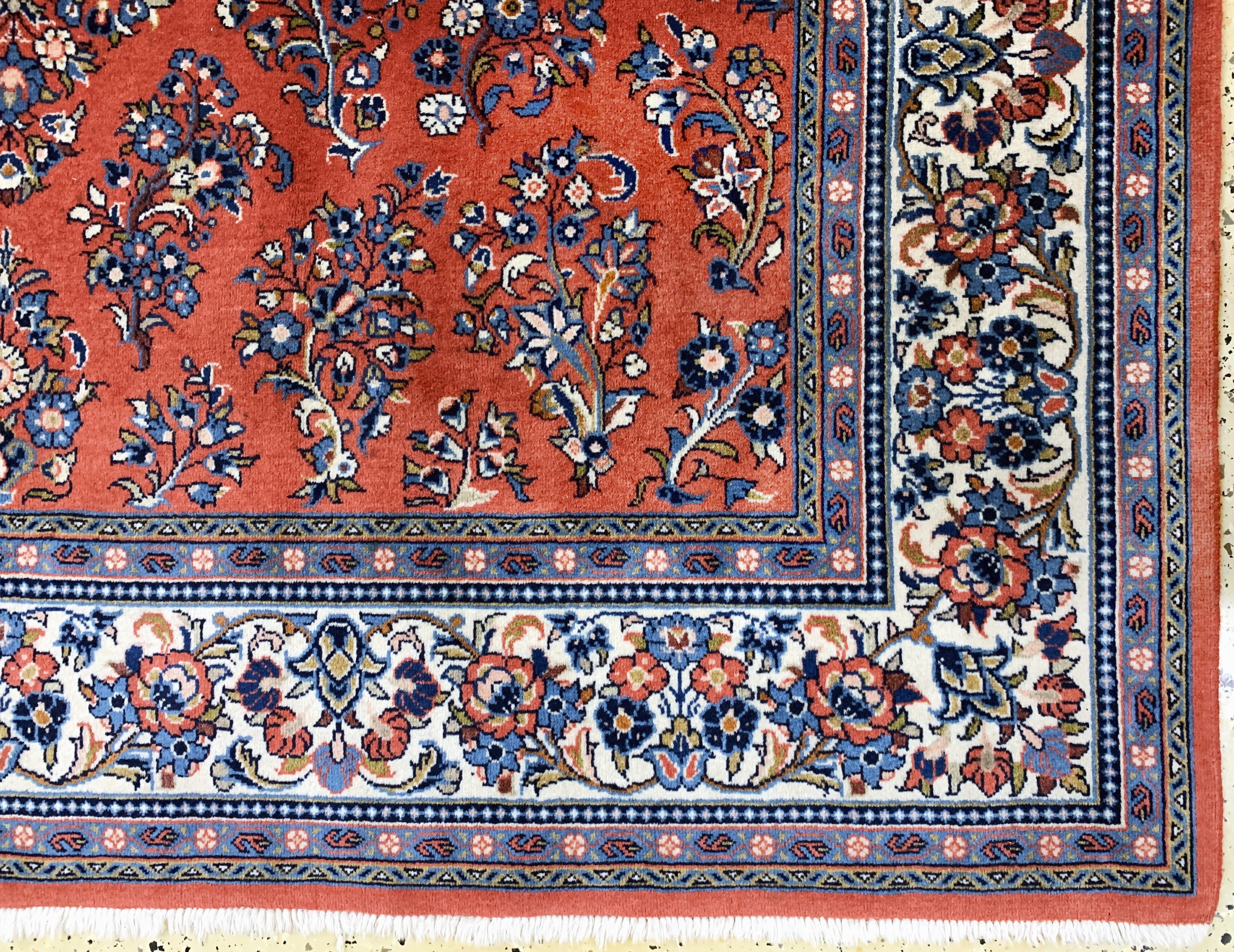 Detail a: Sarogh, Persien, Ende 20.Jhd, Wolle auf Baumwolle, ca. 200 x 200 cm, EHZ: 2