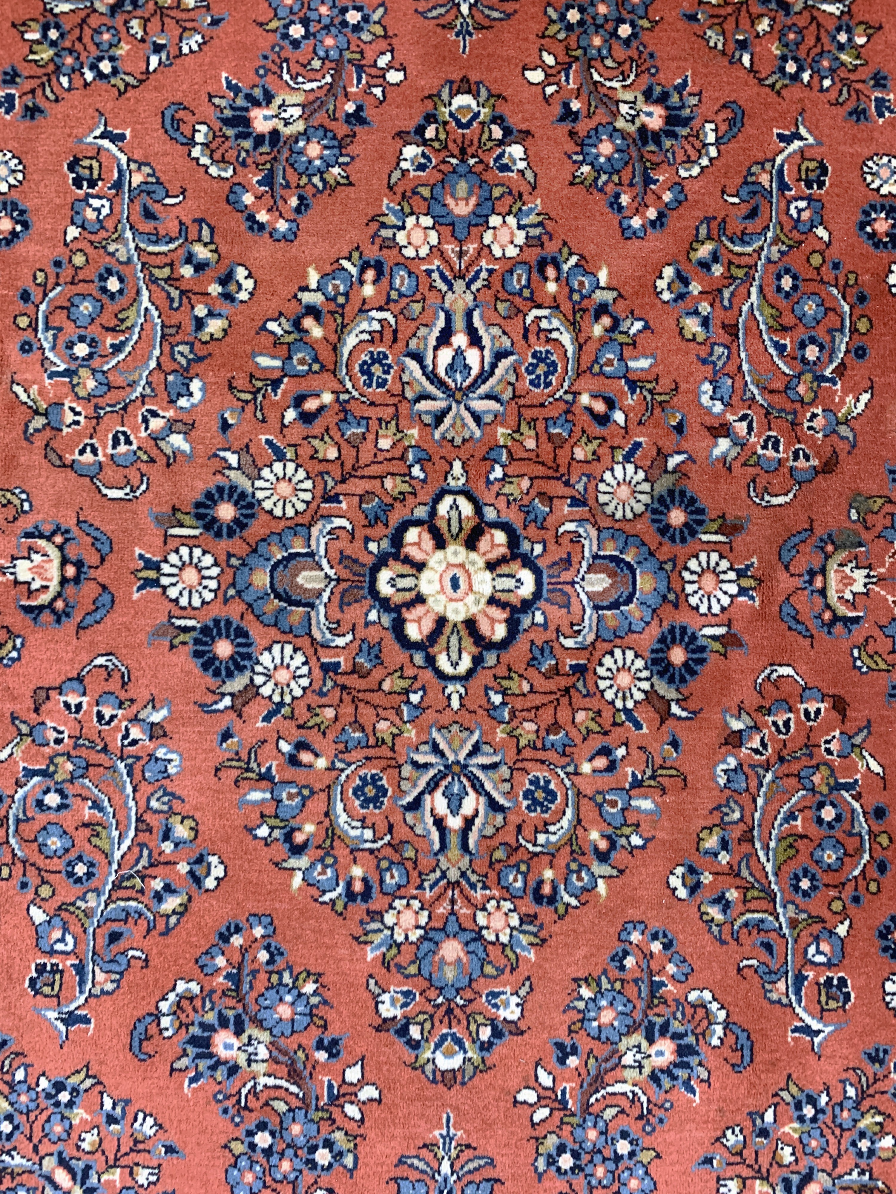 Detail e: Sarogh, Persien, Ende 20.Jhd, Wolle auf Baumwolle, ca. 200 x 200 cm, EHZ: 2