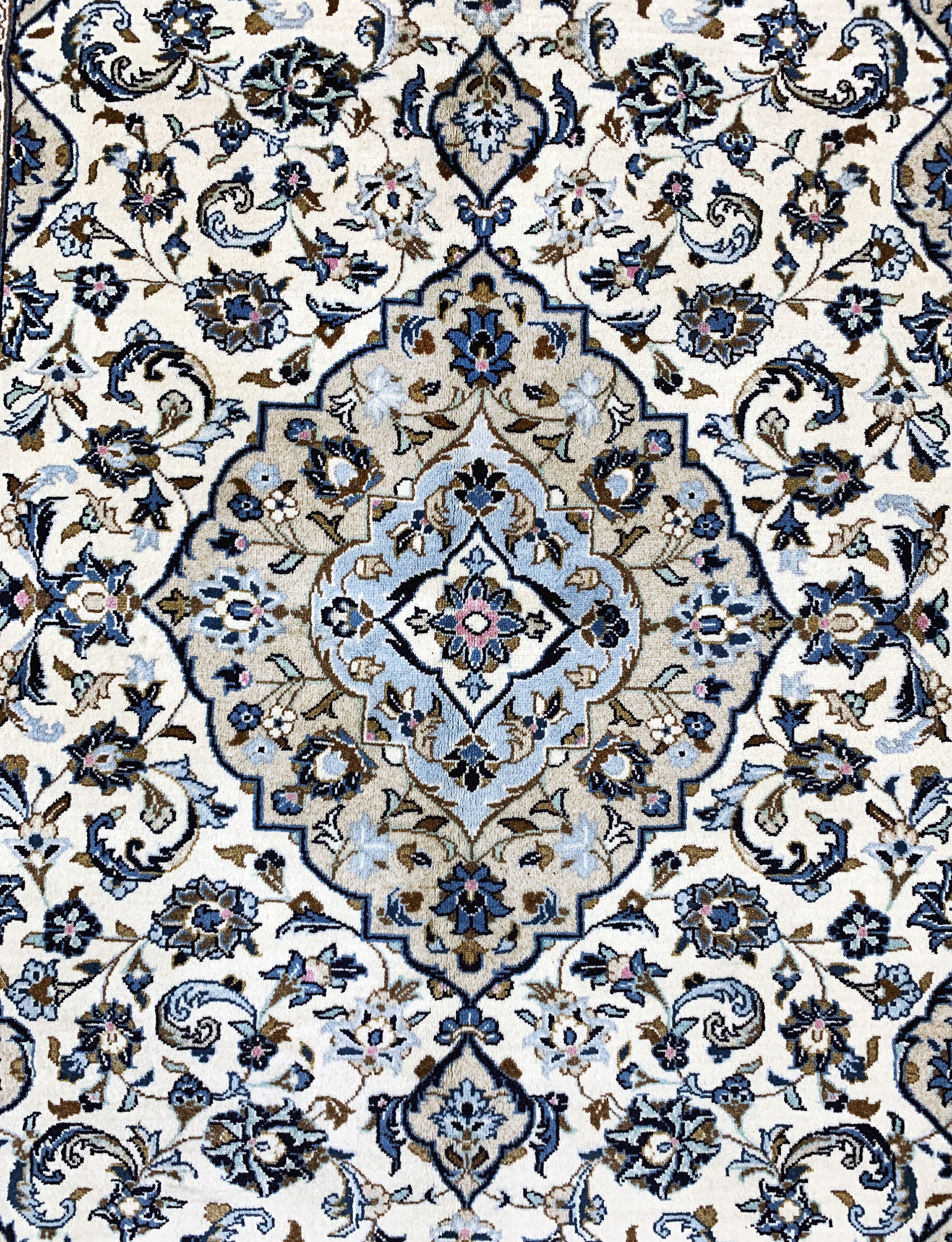 Detail c: Keschan, Persien, Ende 20.Jhd, Wolle auf Baumwolle, ca. 255 x 150 cm, EHZ: 1-2