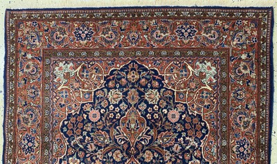 27142209a - Ghaswin antik, Persien, um 1900, Wolle auf Baumwolle, ca. 210 x 133 cm, gereinigt, EHZ: ...