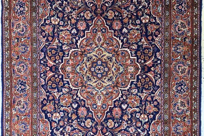 27142209b - Ghaswin antik, Persien, um 1900, Wolle auf Baumwolle, ca. 210 x 133 cm, gereinigt, EHZ: ...