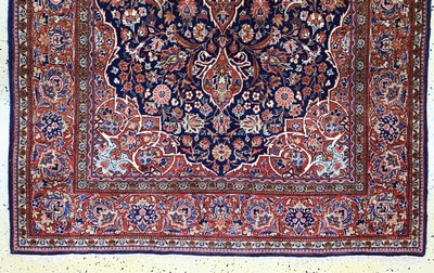 27142209c - Ghaswin antik, Persien, um 1900, Wolle auf Baumwolle, ca. 210 x 133 cm, gereinigt, EHZ: ...