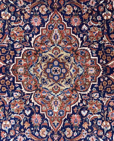 27142209d - Ghaswin antik, Persien, um 1900, Wolle auf Baumwolle, ca. 210 x 133 cm, gereinigt, EHZ: ...