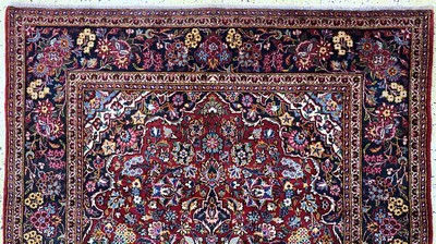 27142210a - Keschan alt, Persien, Anfang 20.Jhd, Wolle auf Baumwolle, ca. 206 x 133 cm, gereinigt, ...