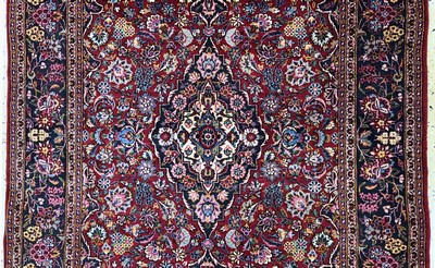 27142210b - Keschan alt, Persien, Anfang 20.Jhd, Wolle auf Baumwolle, ca. 206 x 133 cm, gereinigt, ...