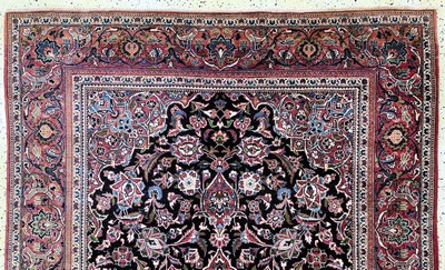 27142213a - Keschan Kork alt, Persien, Anfang 20.Jhd, Korkwolle auf Baumwolle, ca. 215 x 135 cm, ...