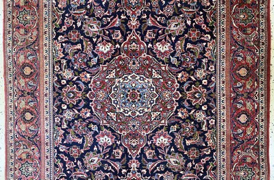 27142213b - Keschan Kork alt, Persien, Anfang 20.Jhd, Korkwolle auf Baumwolle, ca. 215 x 135 cm, ...