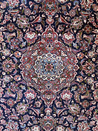 27142213d - Keschan Kork alt, Persien, Anfang 20.Jhd, Korkwolle auf Baumwolle, ca. 215 x 135 cm, ...