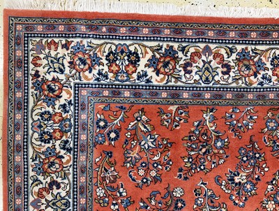 27142225d - Sarogh, Persien, Ende 20.Jhd, Wolle auf Baumwolle, ca. 200 x 200 cm, EHZ: 2 ...