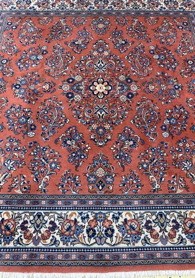 27142225f - Sarogh, Persien, Ende 20.Jhd, Wolle auf Baumwolle, ca. 200 x 200 cm, EHZ: 2 ...