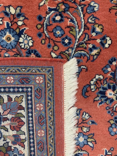 27142225g - Sarogh, Persien, Ende 20.Jhd, Wolle auf Baumwolle, ca. 200 x 200 cm, EHZ: 2 ...