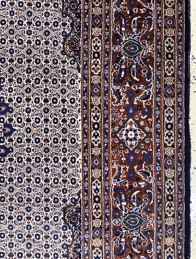 27142246e - Mud, Persien, Ende 20.Jhd, Wolle auf Baumwolle, ca. 342 x 247 cm, leicht verblasst,EHZ: ...