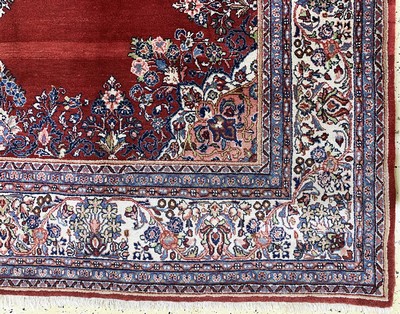 27142247a - Sarogh alt, Persien, Mitte 20.Jhd, Wolle auf Baumwolle, ca. 250 x 245 cm, EHZ: ...