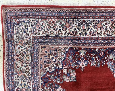 27142247e - Sarogh alt, Persien, Mitte 20.Jhd, Wolle auf Baumwolle, ca. 250 x 245 cm, EHZ: ...
