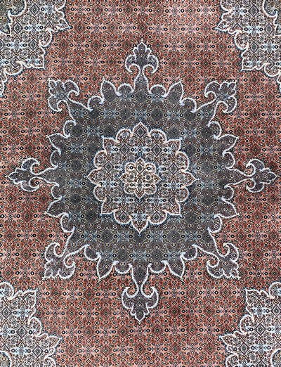 27142249c - Täbriz fein(50 Raj), Persien, Ende 20.Jhd, Korkwolle mit Seide, ca. 210 x 200 cm, ca. ...
