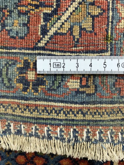 27142265f - Keschan´Hadji-Khanumi´antik, Persien, um 1900, Korkwolle mit Seide, ca. 206 x 135 cm, ...