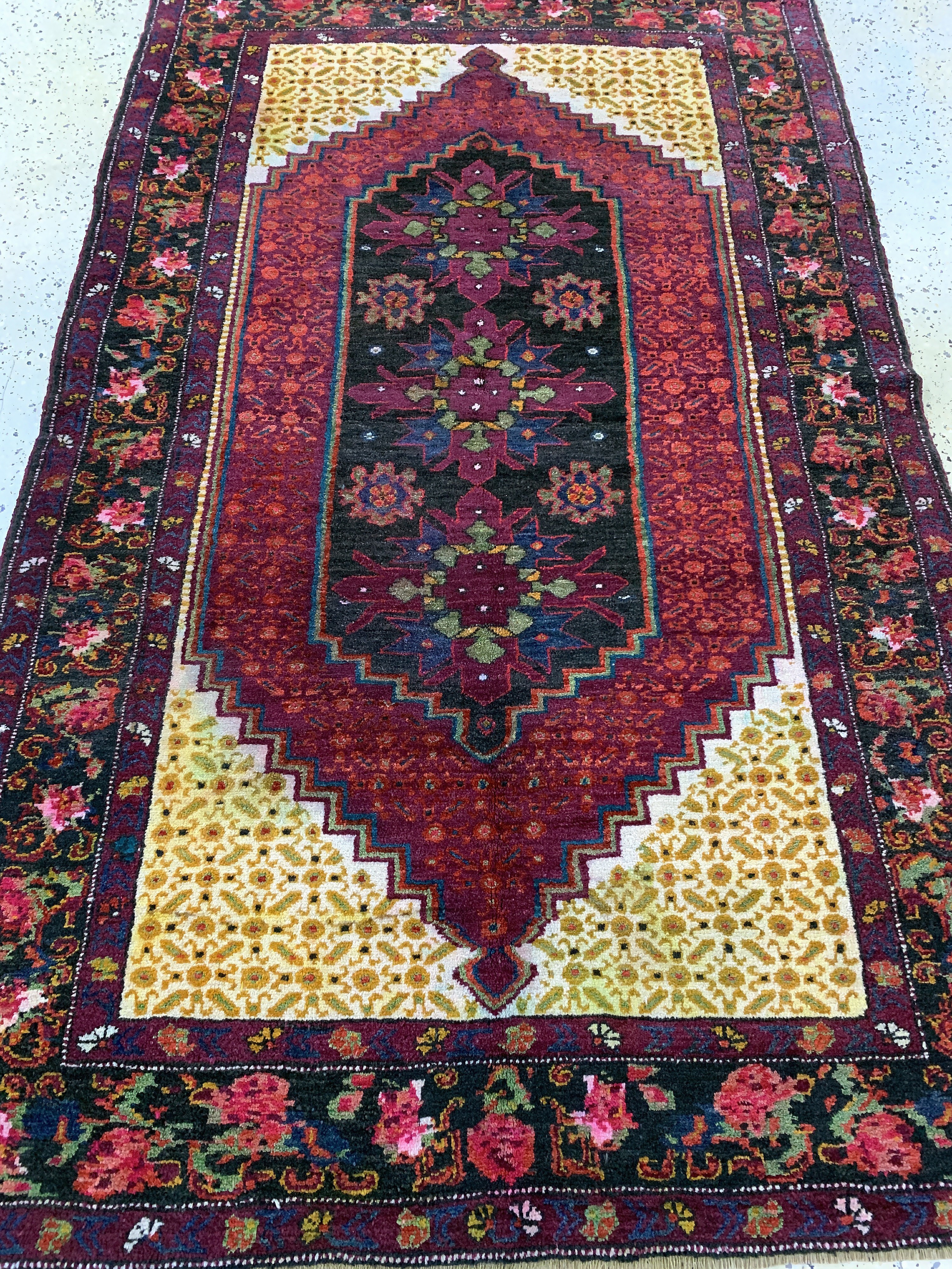 Detail d: Karabagh Kazak alt, Kaukasus, Anfang 20.Jhd, Wolle auf Wolle, ca. 222 x 137 cm, EHZ: 2
