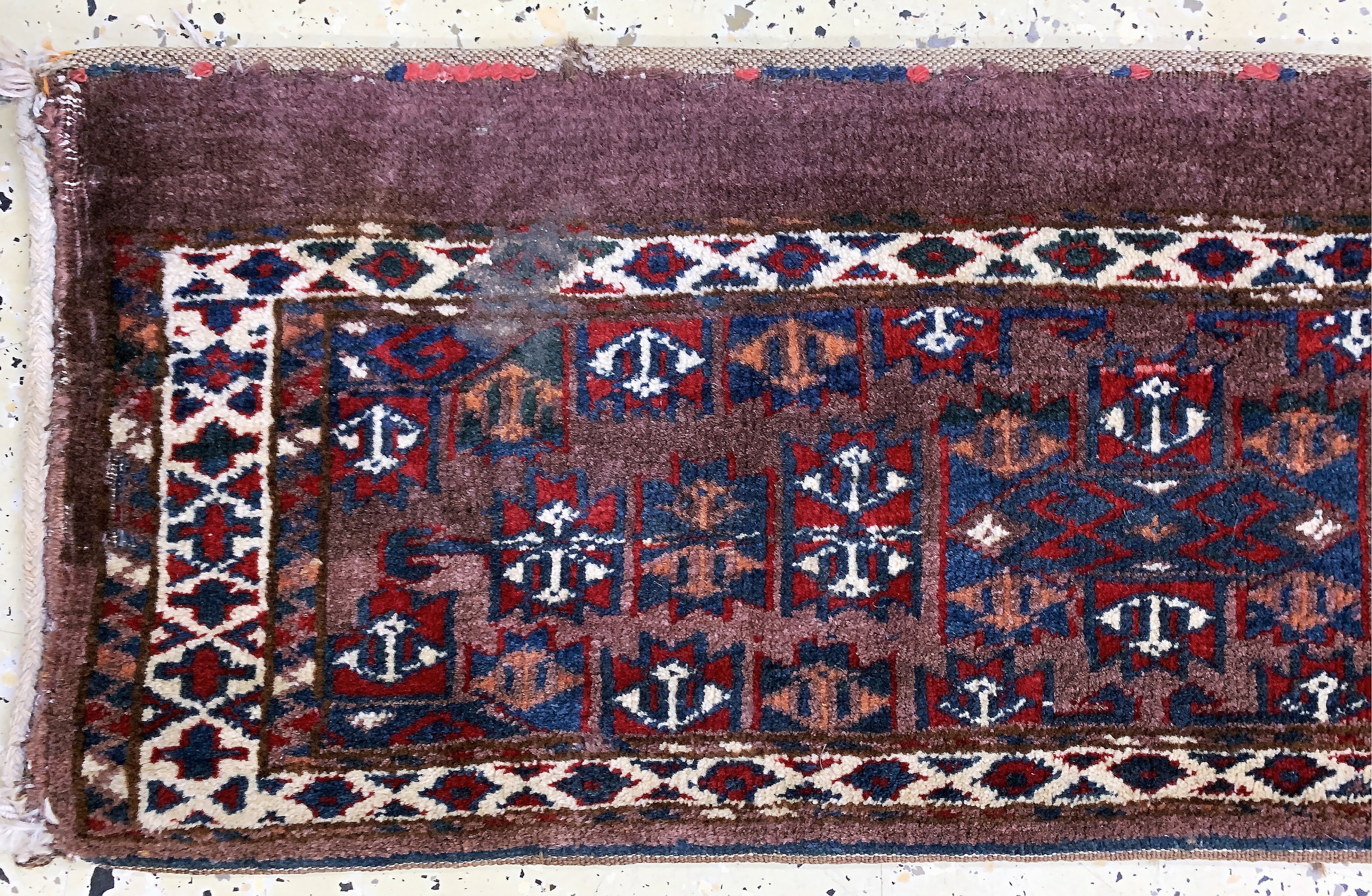Detail k: Konvolut aus 2 Torba & 2 Tschowal, antik, Turkmenistan, 19.Jhd, Wolle auf Wolle, ca. 145 x 100 cm & ca. 88 x 35 cm, EHZ: 3-4