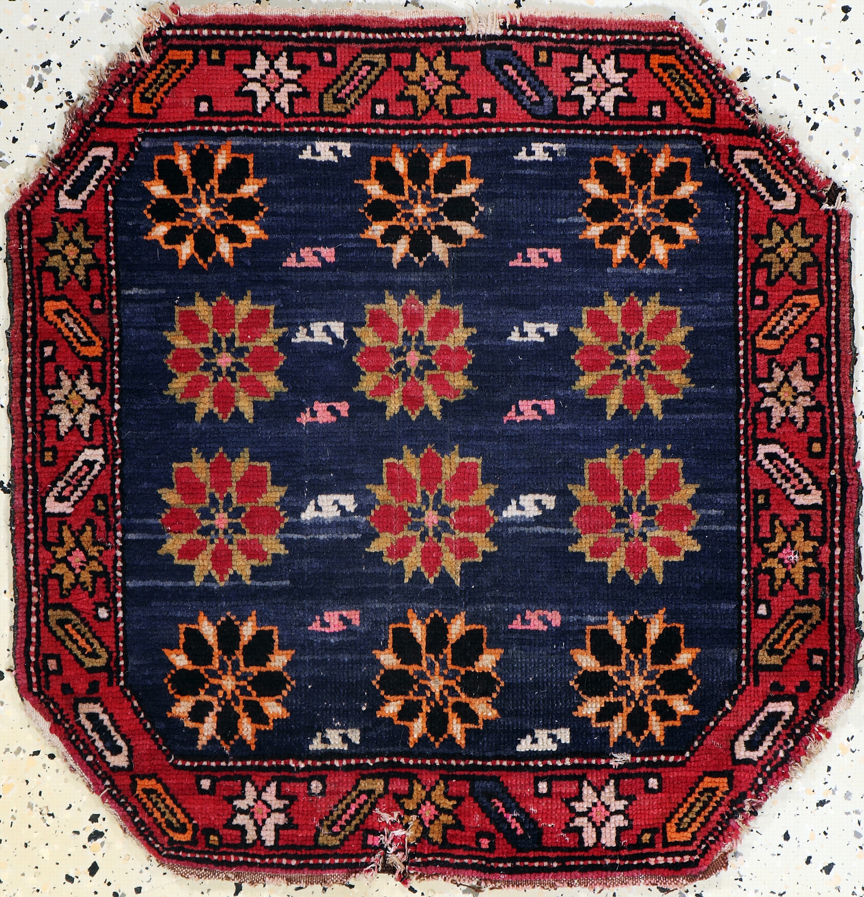 Image 27142335 - Satteauflage antik, Türkei, um 1900, Wolle auf Baumwolle, ca. 63 x 60 cm, EHZ: 4 ...