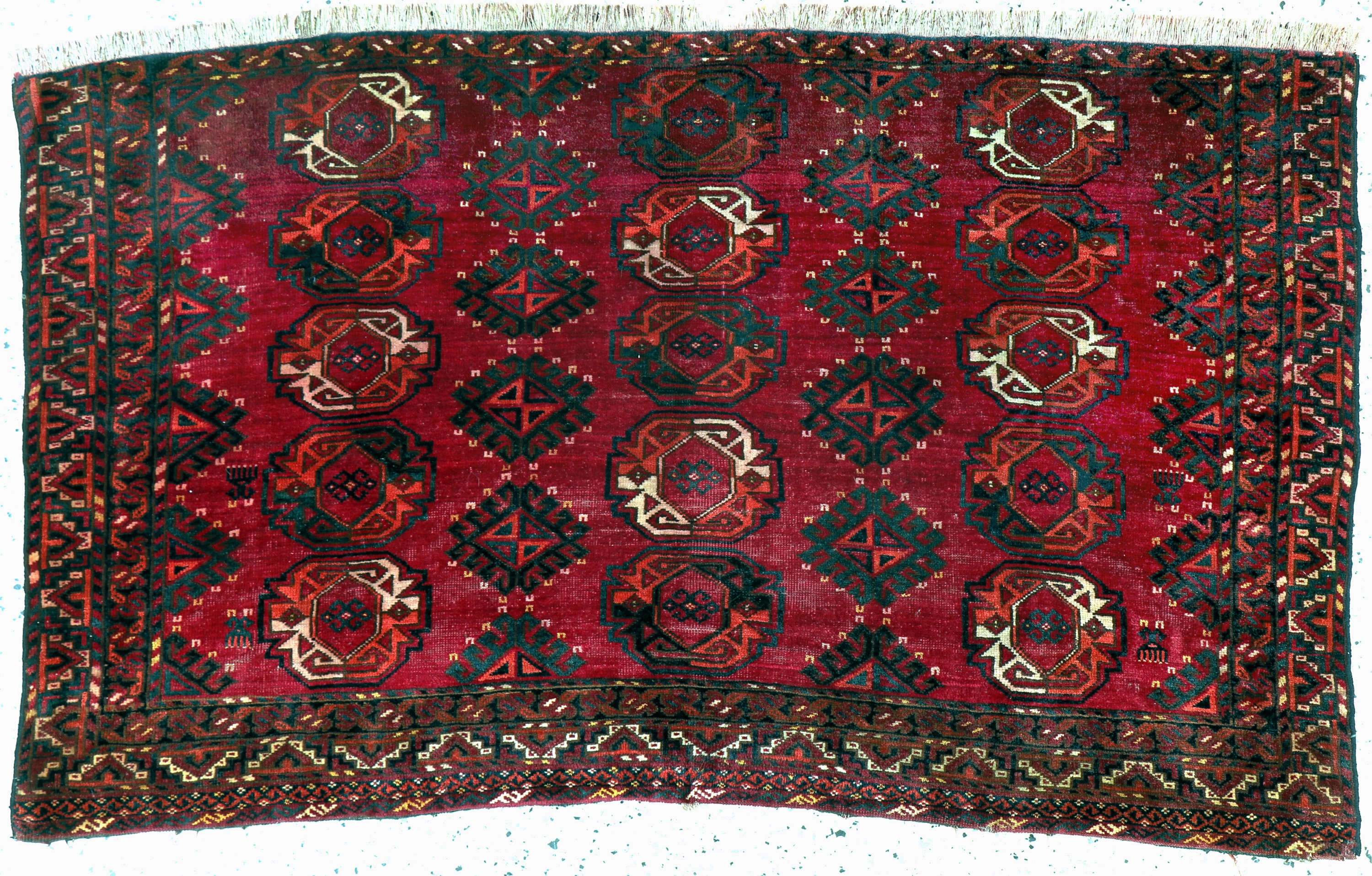 Image 27142336 - Tschowal antik, Turkmenistan, 19.Jhd, Wolleauf Wolle, ca. 150 x 90 cm, EHZ: 3 ...