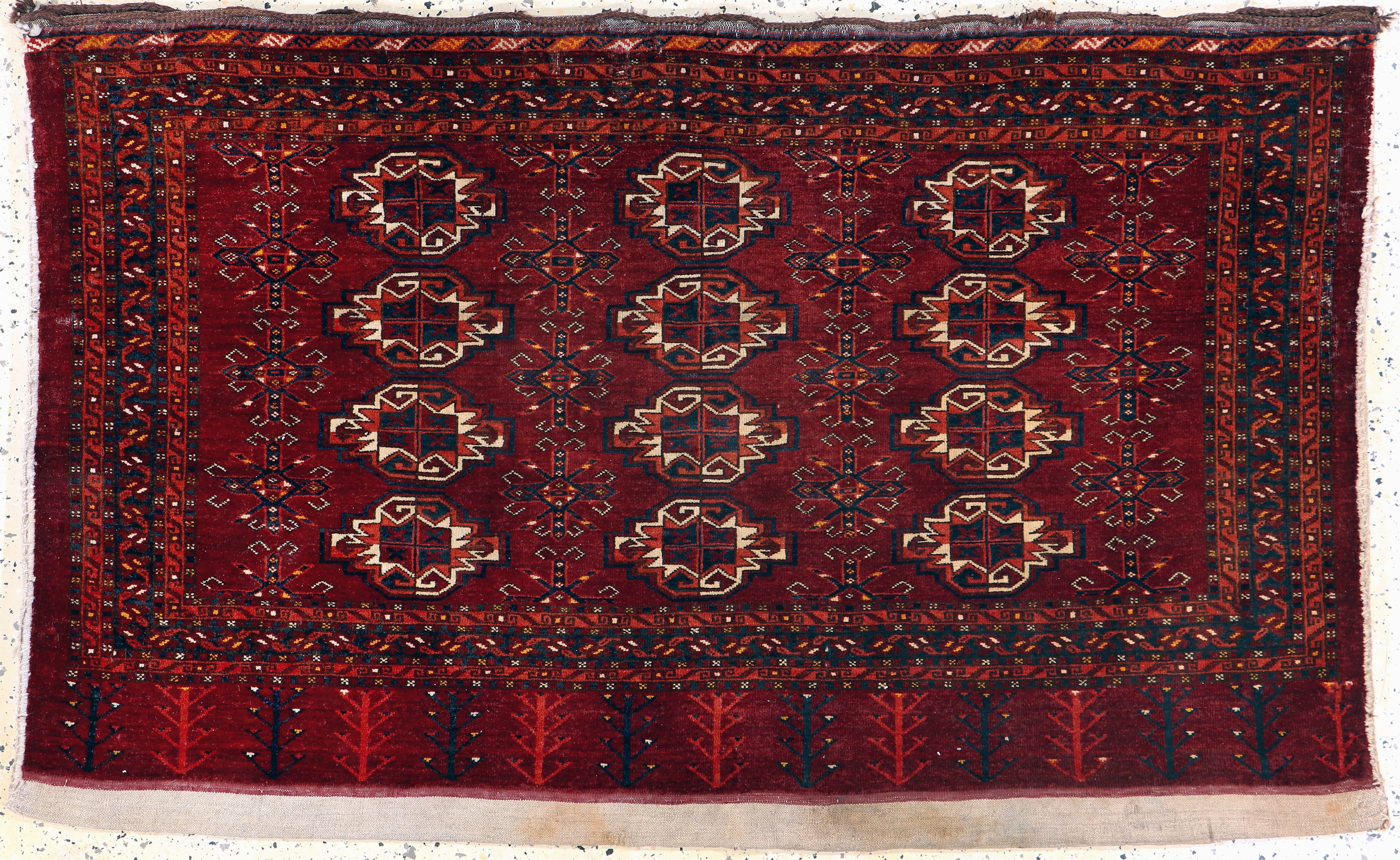 Image 27142337 - Tschowal antik, Turkmenistan, um 1900, Wolle auf Wolle, ca. 160 x 100 cm, EHZ: 3 ...