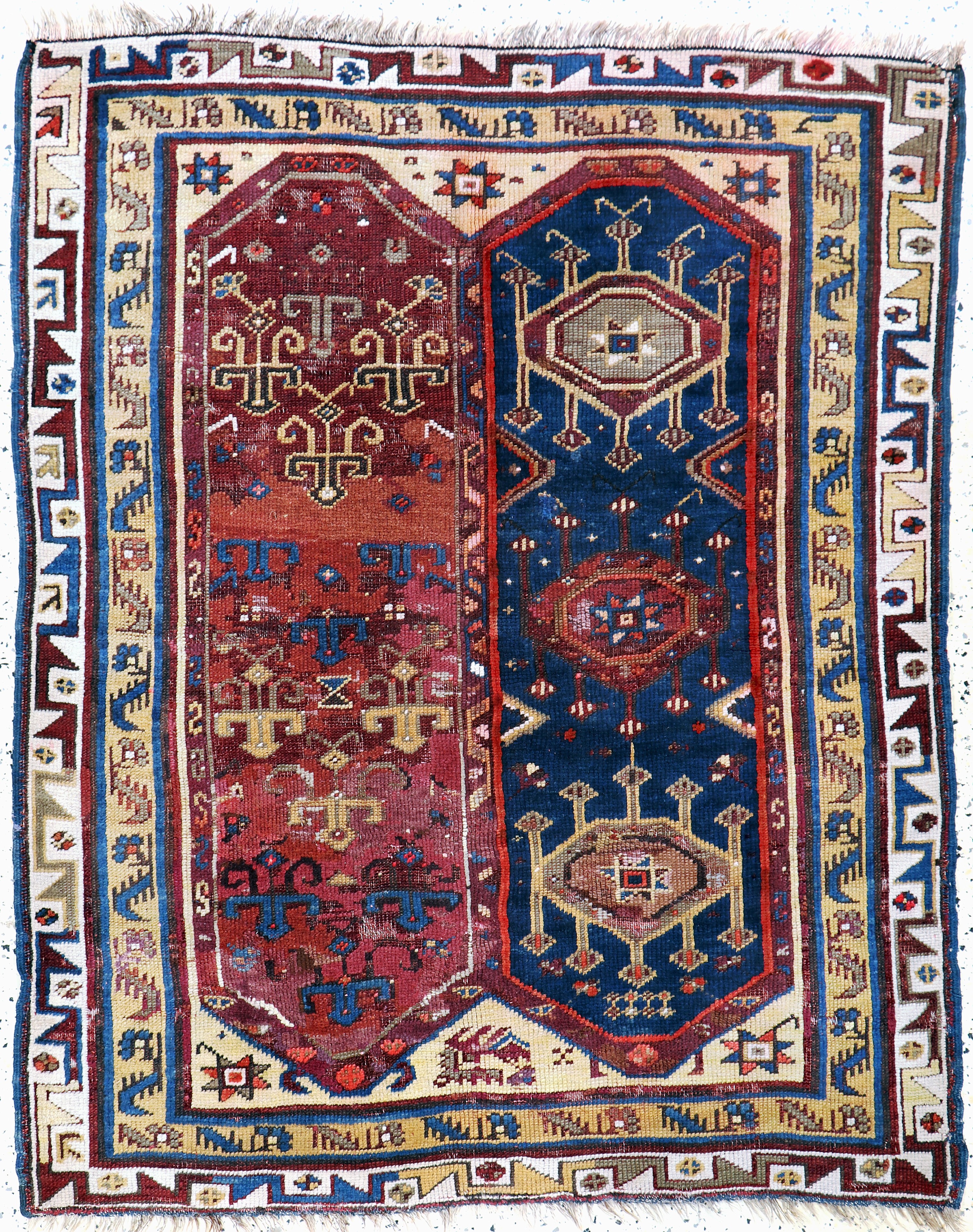 Image 27142352 - Mucur antik, Türkei, 19.Jhd, Wolle auf Wolle, ca. 160 x 126 cm, EHZ: 3(restauriert) ...
