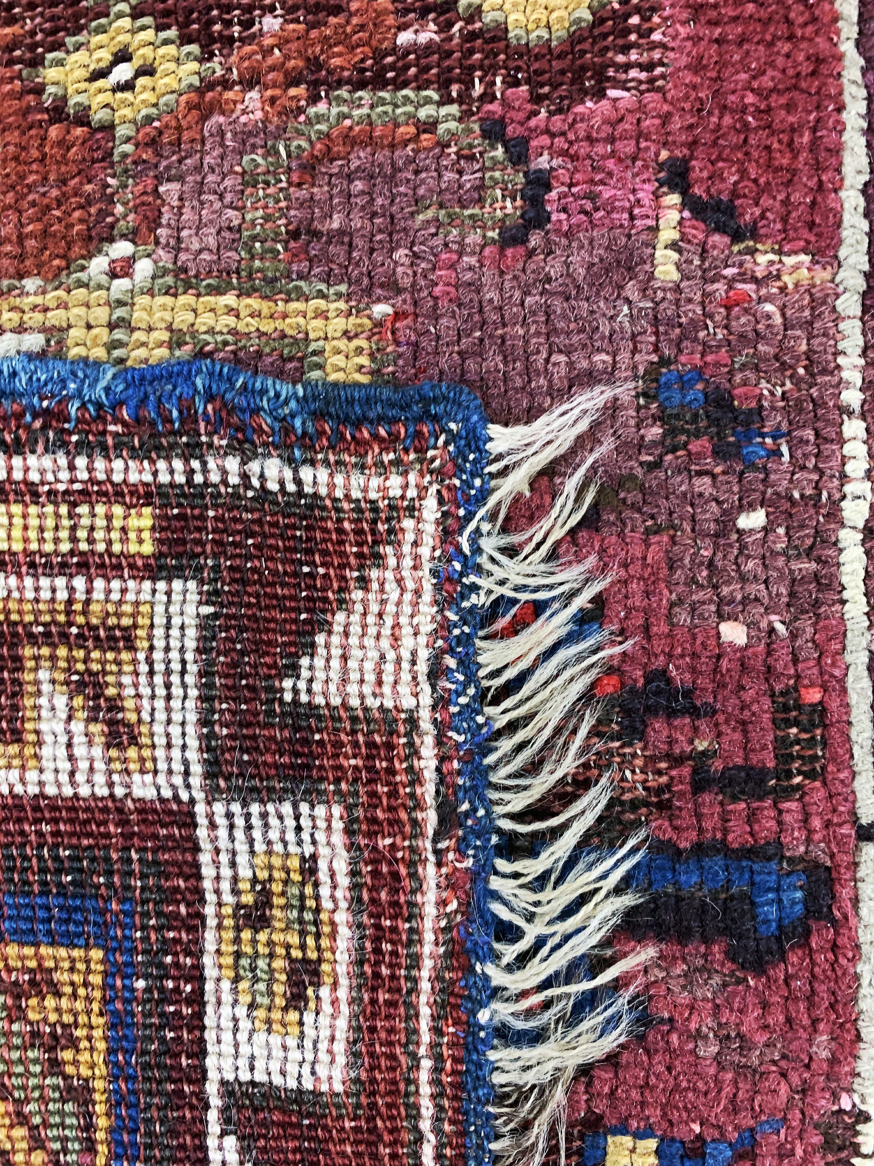 Detail f: Mucur antik, Türkei, 19.Jhd, Wolle auf Wolle, ca. 160 x 126 cm, EHZ: 3(restauriert)