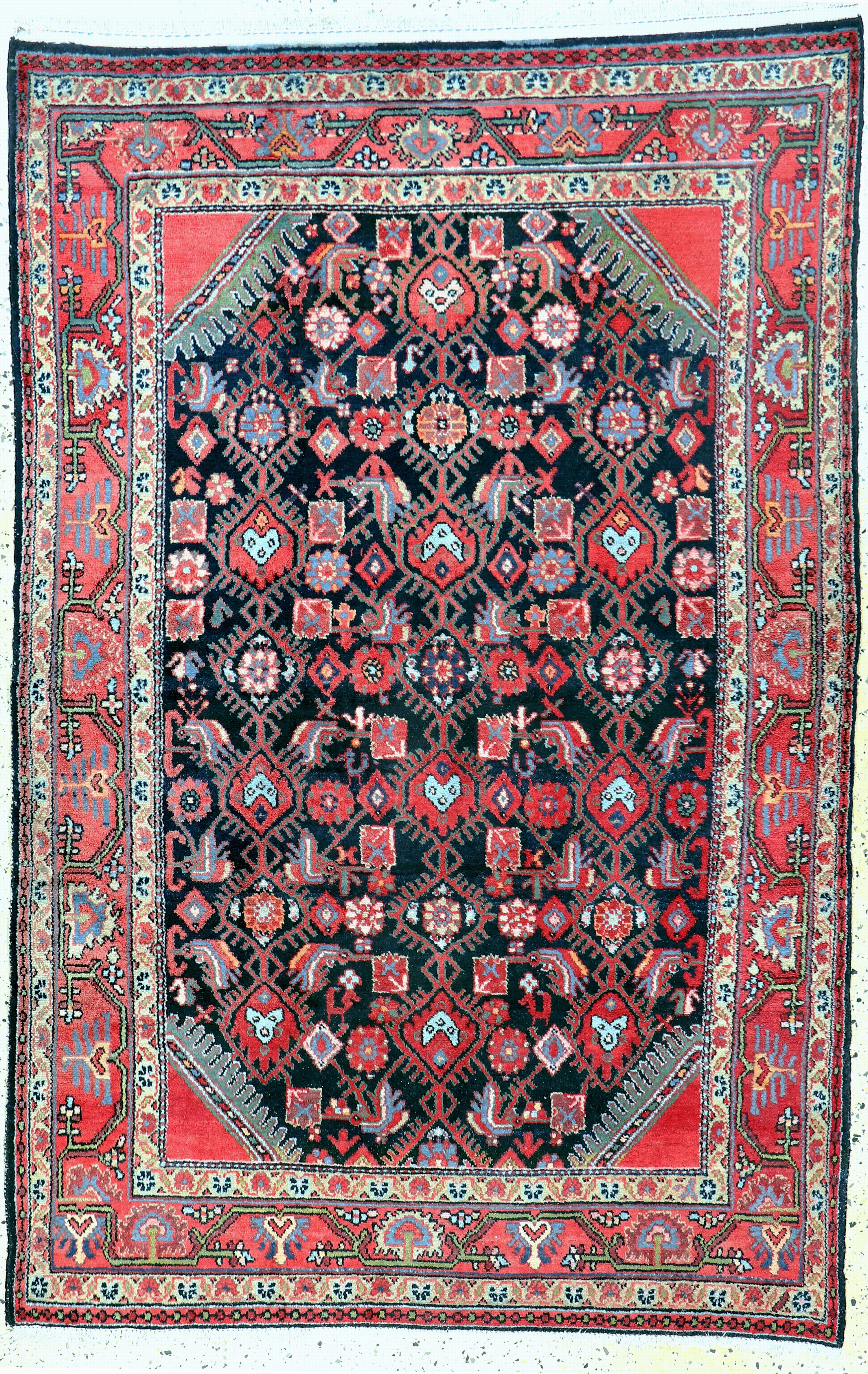 Image 27142383 - Shahsawan, Persien, Mitte 20.Jhd, Wolle aufBaumwolle, ca. 206 x 136 cm, EHZ: 2 ...