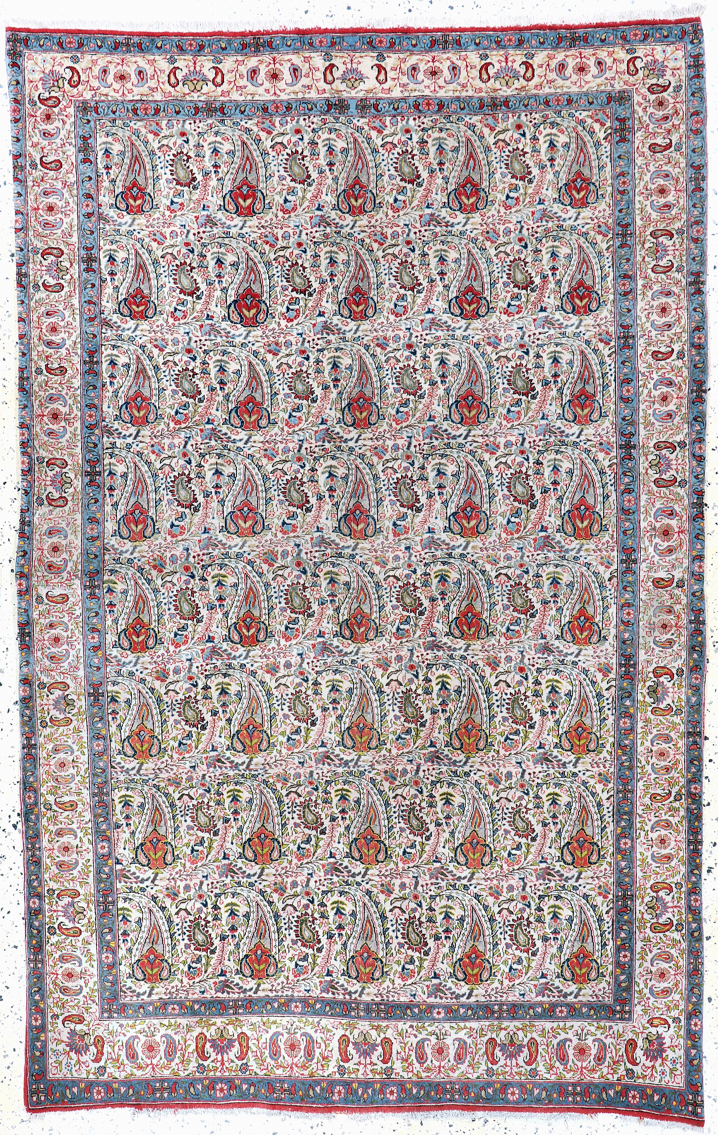 Image 27142392 - Ghom Kork, Persien, Anfang 20.Jhd, Korkwolle aud Baumwolle, ca. 220 x 140 cm, EHZ: 2-3 ...